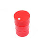 R/C Scale Accessories : Plastic Oil Barrel For For 1:10 Crawlers - 1Pc Set Red