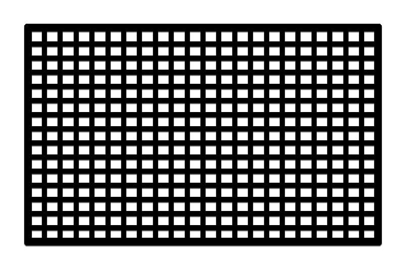 R/C Scale Accessories : Elastic Netting For Cargo Or Windows - 1Pc Black