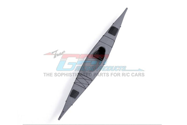 R/C Scale Accessories : 3D Printed Canoe For 1:10 Crawlers - 1Pc Gray Silver