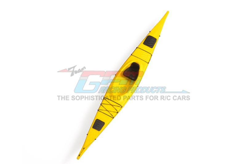 R/C Scale Accessories : 3D Printed Canoe For 1:10 Crawlers - 1Pc Yellow