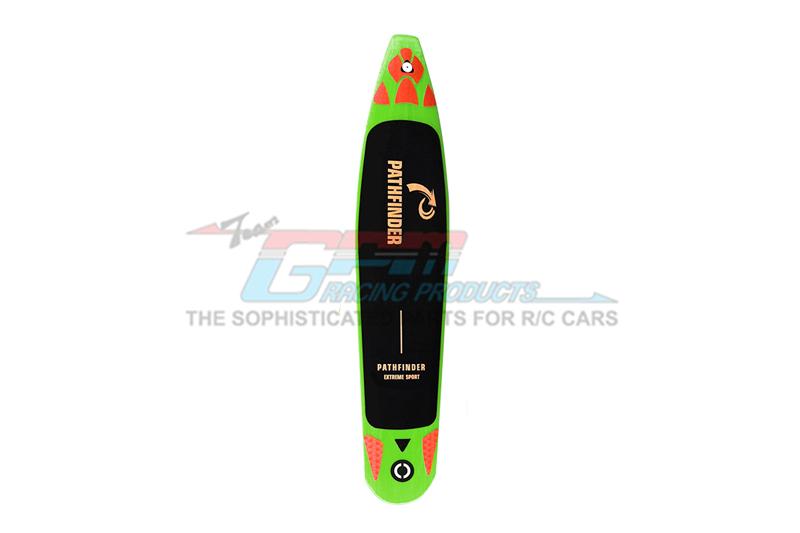 R/C Scale Accessories : 3D Printed Surfboard For 1:10 Crawlers - 1Pc Green