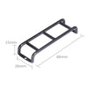 R/C Scale Accessories : Stainless Steel Ladder For 1:10 Crawlers - 1Pc Black