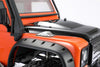 R/C Scale Accessories : Metal Fender Vent (Style A) For Traxxas TRX-4 Land Rover Defender D90 D110 - 1Pr Set Black