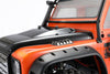 R/C Scale Accessories : Metal Fender Vent (Style B) For Traxxas TRX-4 Land Rover Defender D90 D110 - 1Pr Set Silver