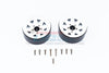 R/C Scale Accessories : Aluminum Wheel 1.9" For 1:10 Crawlers  - 2Pc Set White