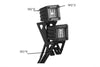 R/C Scale Accessories : Spotlight For 1:10 Crawlers (Style B) - 64Pc Set Black
