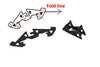 R/C Scale Accessories : Spotlight For 1:10 Crawlers (Style B) - 64Pc Set Black