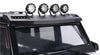 R/C Scale Accessories : RC Car Roof Spotlight For 1:10 Crawlers  - 106Pc  Set Black