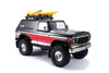 R/C Scale Accessories : Rc Car Metal Roof Luggage Rack For 1:10 Crawlers (With Handle) - 41Pc Set Black