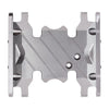 Metal Double Speed Transmission Mount Gearbox Holder for 1/10 RC Crawler Axial SCX10 II UMG10 4WD AXI90075 - 1 Set Grey Silver