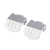 TRX4 Aluminum Alloy Chassis Armor Axle Protector Skid Plate for 1/10 RC Crawler TRAXXAS TRX-4 - 1 Set Silver