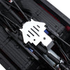 TRX4 Aluminum Alloy Chassis Armor Axle Protector Skid Plate for 1/10 RC Crawler TRAXXAS TRX-4 - 1 Set Silver