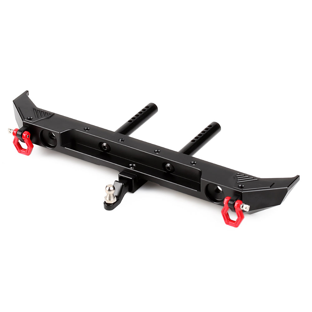 INJORA RC Front & Rear Bumpers For TRX4 & SCX10 III Crawlers - Black Metal Protection For 1:10 Scale