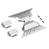 Stainless Steel Axle Protector Chassis Armor Skid Plate For RC Crawler Axial Capra 1.9 UTB AXI03004 Upgrade Parts - Silver