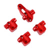 RX4 Metal Axle Mount Set Suspension Links Stand for RC Crawler Car Traxxas TRX-4 8227 Upgrade Parts - Red