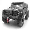 RC Car Metal Front Bumper for 1:10 RC Crawler Traxxas TRX4 G500 TRX6 G63 6X6 Upgrade Parts - Black