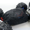Zipper-type Chassis Dust Dirt Waterproof Net Cover for 1/10 Traxxas E-Revo 2.0 Summit RC Cars - 1 Set Black