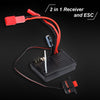3CH 2.4GHz RC Car Remote Control Transimitter with 2 in 1 Receiver ESC for 1/14 1/16 1/18 1/24 RC Car Crawler SCX24 MN WPL Model