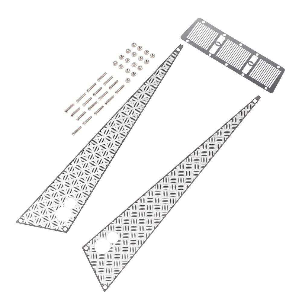 Metal Anti-skid Plate Intake Grille for 1:10 RC Crawler Car Traxxas TRX-4 G500 TRX-6 G63 - 1 Set