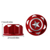 Aluminium 17MM Hex Wheel Nut Center Cap for 1:8 Off-road RC Car Monster Truck Traxxas X-Maxx SUMMIT  E-REVO - 4Pc Red