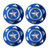 Aluminium 17MM Hex Wheel Nut Center Cap for 1:8 Off-road RC Car Monster Truck Traxxas X-Maxx SUMMIT  E-REVO - 4Pc Blue