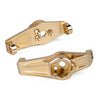 Brass Heavy Counterweight Front Caster Blocks Portal Drive for RC Crawler Traxxas TRX4 TRX-4 8232 Upgrade Parts - 2Pc Set