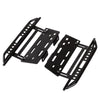 RC Car Rock Sliders Metal Pedal for 1:10 RC Crawler Axial SCX10 SCX10 II 90046 - 2Pc Set Black