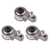 25T Aluminum Alloy Adjustable Damping Servo Arm for 1:10 RC Crawler Car Traxxas TRX4 TRX6 Upgrade Parts - 3Pc Grey