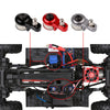 25T Aluminum Alloy Adjustable Damping Servo Arm for 1:10 RC Crawler Car Traxxas TRX4 TRX6 Upgrade Parts - 3Pc Red