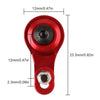 25T Aluminum Alloy Adjustable Damping Servo Arm for 1:10 RC Crawler Car Traxxas TRX4 TRX6 Upgrade Parts - 3Pc Red