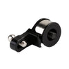 25T Aluminum Alloy Adjustable Damping Servo Arm for 1:10 RC Crawler Car Traxxas TRX4 TRX6 Upgrade Parts - 3Pc Black