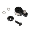 25T Aluminum Alloy Adjustable Damping Servo Arm for 1:10 RC Crawler Car Traxxas TRX4 TRX6 Upgrade Parts - 3Pc Black