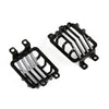 Metal Front Rear Light Cover Protective Shell for 1:10 RC Crawler Traxxas TRX4 G500 TRX6 G63 Upgrade Parts - 6Pc Set
