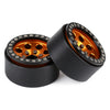 Metal 1.9 Beadlock 8 Round Hole Wheel Hub Rim for 1/10 RC Crawler Axial SCX10 90046 AXI03007 Traxxas TRX4 RedCat D90 - 4Pc Set Gold