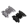 RC Car Aluminum Alloy Gearbox Mount Transmission Skid Plate for 1:10 RC Crawler Axial SCX10 III AXI03007 -1Pc Set Grey