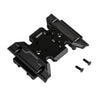 RC Car Aluminum Alloy Gearbox Mount Transmission Skid Plate for 1:10 RC Crawler Axial SCX10 III AXI03007 - 1Pc Set Black