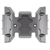 RC Car Aluminum Alloy Gearbox Mount Transmission Skid Plate for 1:10 RC Crawler Axial SCX10 III AXI03007 -1Pc Set Grey