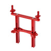 Metal Front Rear Body Mounts Shell Post for 1/10 RC Crawler Car TRAXXAS TRX4 8215 Upgrade Parts - 4Pc Set Red