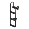 125*36mm Metal Black Ladder Stairs for 1/14 Tamiya Tractor Truck RC Car Parts - 1Pc Black