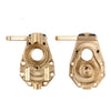 Brass Portal Drive Housing Heavy Counterweight (Style A) for 1/10 RC Crawler Traxxas TRX-4 8252 Upgrade Parts - 2Pc Set