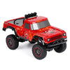 2.4G 1:18 Scale RTR RC Rock Crawler Car Off Road Climbing RC Vehicle Truck Remote Control Pickup RC Car Toy - 1 Set Red