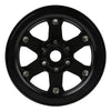 Aluminum Alloy 2.0inch Beadlock Wheel Rims fit 1.9inch Tires for 1/10 RC Crawler Axial SCX10 90046  Traxxas TRX4 D90 - 4Pc Black