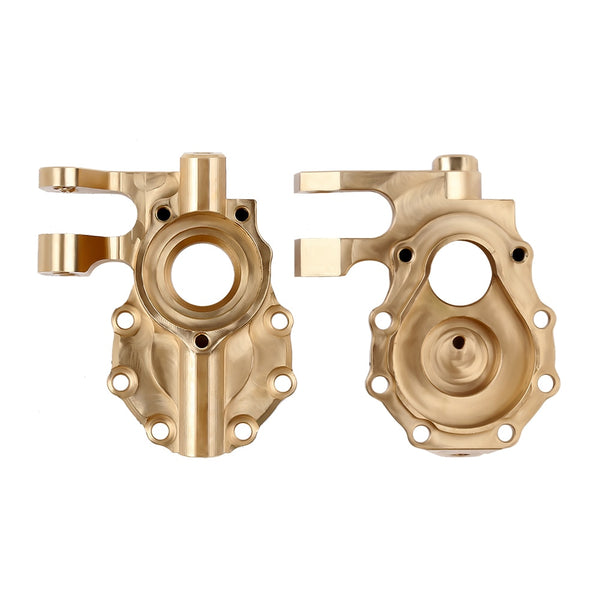 Brass Portal Drive Housing Heavy Counterweight (Style B) for 1/10 RC Crawler Traxxas TRX-4 TRX4 8252 Upgrade Parts - 2Pc Set