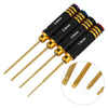 Metal 1.5/2/2.5/3mm Hexagon Screwdriver Screw Driver Tool Kit for Axial SCX10 Traxxas TRX-4 Tamiya RC Car Parts - 4Pc Set