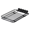232*145mm Metal Roof Rack with 5 LED Lights for 1/10 RC Crawler Car Traxxas TRX-4 Axial SCX10 90046 SCX10 III AXI03007 (Style B) - 1 Set