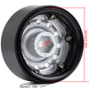 Metal 1.9" Beadlock 12-Holes Wheel Rim Hub for 1/10 RC Crawler Car Axial SCX10 90046 D90 Traxxas TRX-4 - 4Pc Silver