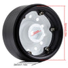 Metal 1.9" Beadlock 12-Holes Wheel Rim Hub for 1/10 RC Crawler Car Axial SCX10 90046 D90 Traxxas TRX-4 - 4Pc White