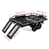 450*260MM Metal Trailer for 1/10 RC Car Crawler Axial SCX10 90046 AXI03007 Traxxas TRX-4 MST Redcat - 1 Set