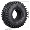 130*46mm 2.2 Rubber Terrain Wheel Tires for 1/10 RC Rock Crawler Axial SCX10 RR10 Wraith - 4Pc Set