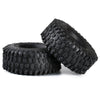 130*46mm 2.2 Rubber Terrain Wheel Tires for 1/10 RC Rock Crawler Axial SCX10 RR10 Wraith - 4Pc Set